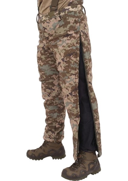 Single Sword Su Geçirmez Kışlık Softshell Mont&pantolon Salopet Takım Piksel-Xl indirimleri