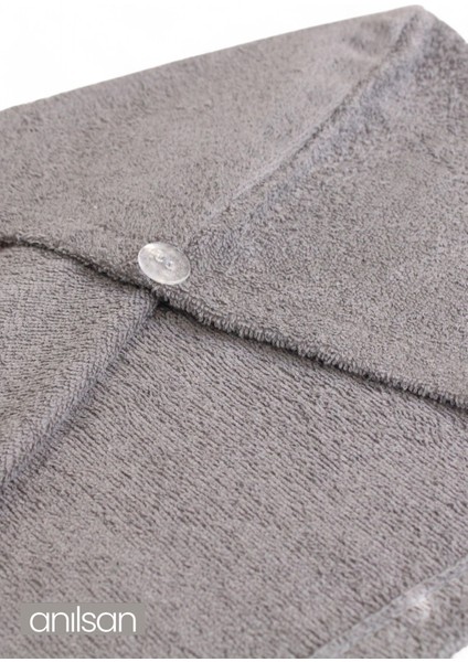 %100 Pamuk Antrasit Havlu Bone Saç Kurutma Bonesi Kafa Havlusu Duş Banyo Bonesi Islak Saç Kurulama Bone modelleri