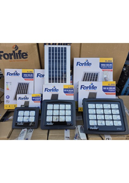 160W Solar Projektör IP67 Beyaz Işık (Su Geçirmez – Dış Mekan) fırsatları