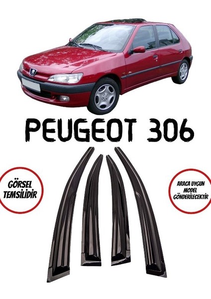 Peugeot 306 Cam Rüzgarlığı 4lü