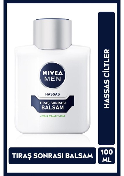 Hassas Ciltler İçin Hoş Kokulu Tıraş Sonrası Balsam - 100 ml, Alkolsüz, Papatya ve Hamamelis Özleriyle Zenginleştirilmiş fiyatları