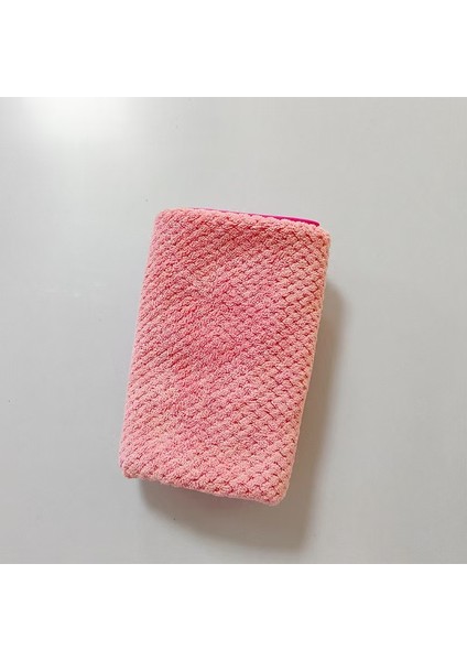 Ananas Izgarası Yumuşak Emici Hızlı Kuruyan Mercan Havlu, Cilt Dostu ve Tüysüz Ev Yatakhanesi Yüz Havlusu (Yurt Dışından)