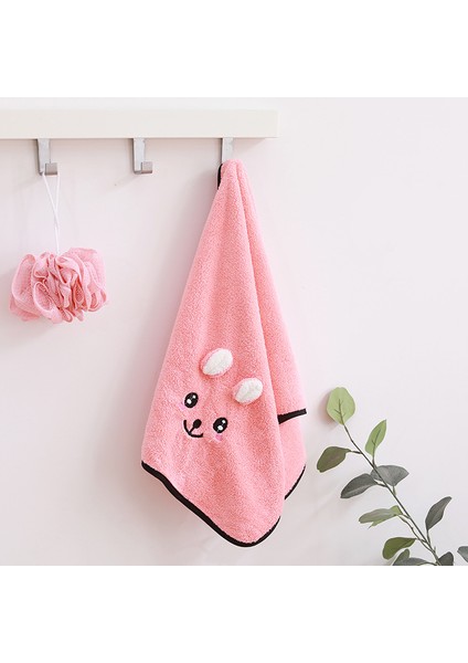 Sevimli Yumuşak Emici Ayı Havlu Banyo Havlusu Üç Parçalı Hediye Kutusu (Yurt Dışından)