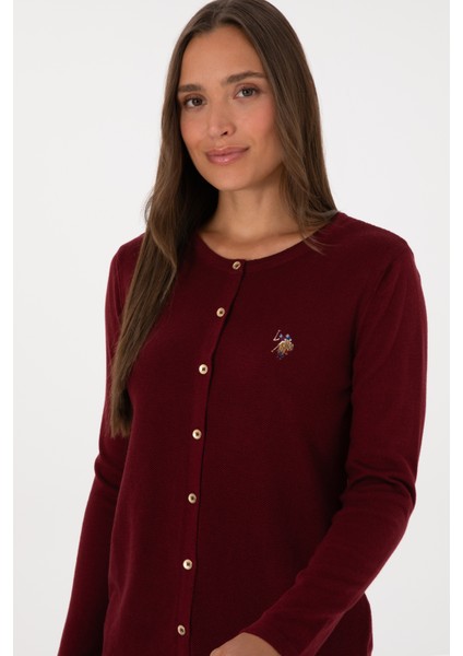 Kadın Bordo Hırka (Triko) 50307737-VR014 fiyatları