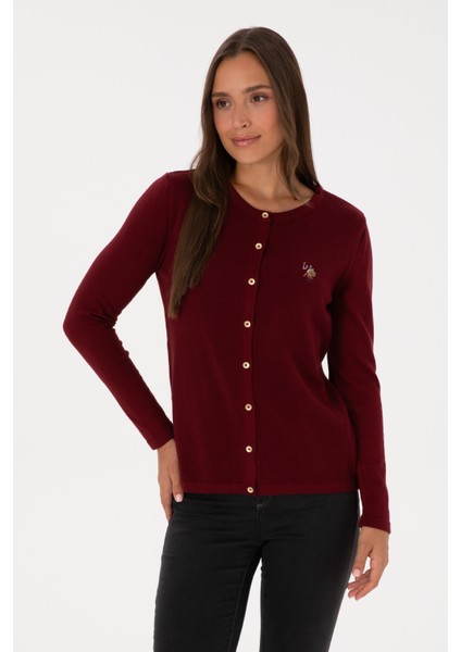 Kadın Bordo Hırka (Triko) 50307737-VR014 modelleri