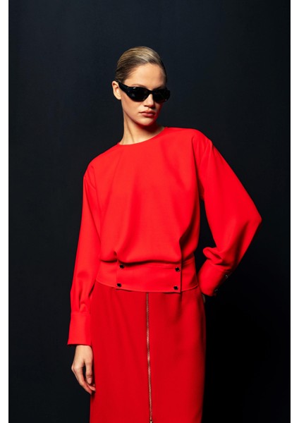 Metal Detay Bluz 26W10839 fiyatları