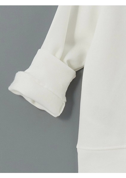 Lcw Kids Ekru Bisiklet Yaka Kız Çocuk Sweatshirt modelleri