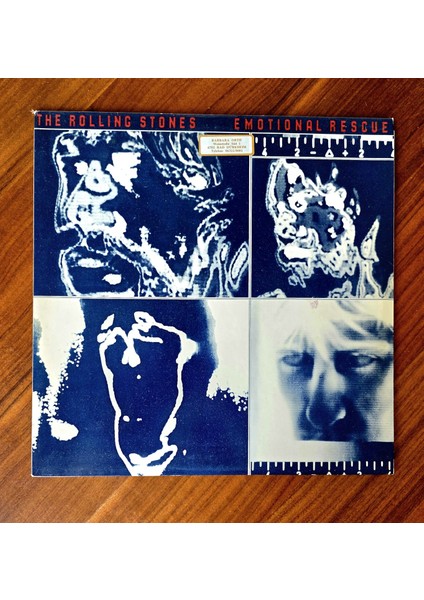 Rollıng Stones Emotional Rescue *printed In Germany 8,5 Kapak 8 Plak
