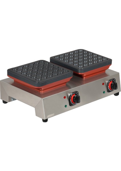 PFR.01.E21 Manuel Zamanlayıcılı Poffertjes Çiftli Makinesi, Elektrikli