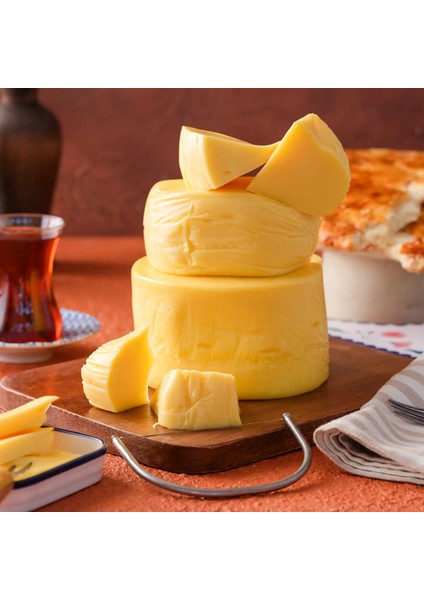 Taze Kars Kaşar Peyniri Şirden Mayalı 2 kg Kaşarcızade
