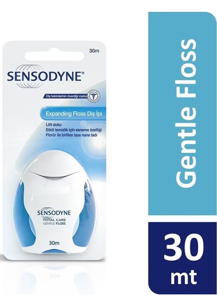 Gentle Floss Diş İpi 30 m Nane Aromalı Lifli Doku ile Etkili Temizlik 1'li Paket fiyatları