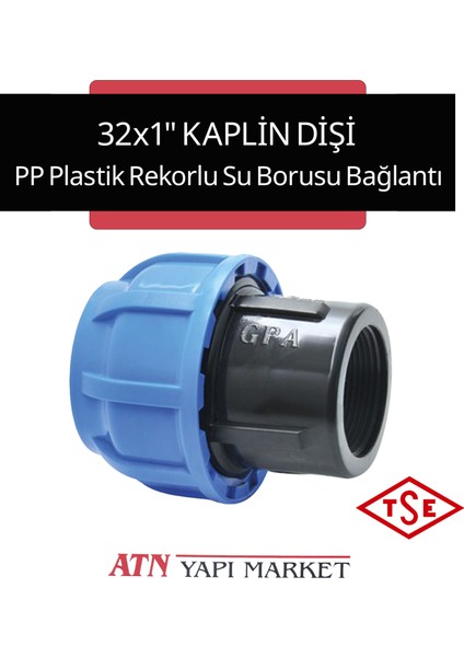 Mavi 32X1" Kaplin Dişi