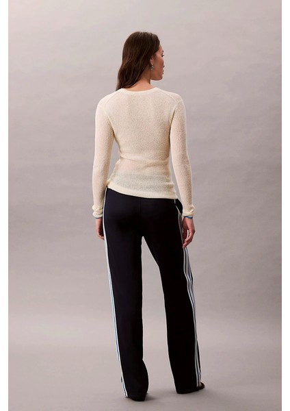 Parlak Görünümlü Penye Eşofman Altı Kadın Siyah Eşofman Altı LV144C239G-CEF modelleri