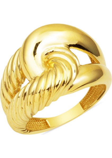 Düğüm Taşsız 14 Ayar Altın Yüzük