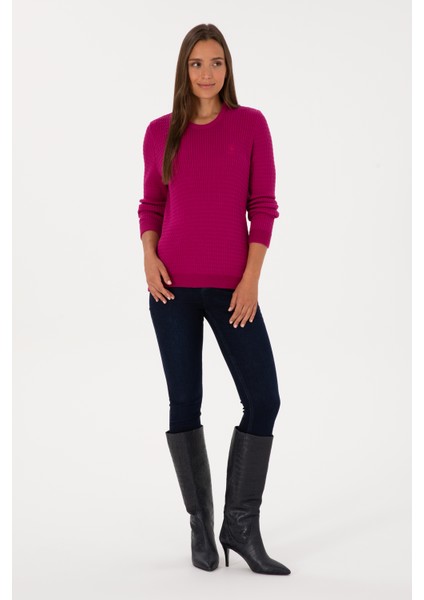 Kadın Fuşya Kazak /triko 50307763-VR023 fırsatları
