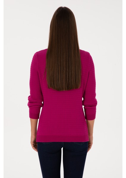 Kadın Fuşya Kazak /triko 50307763-VR023 indirimleri