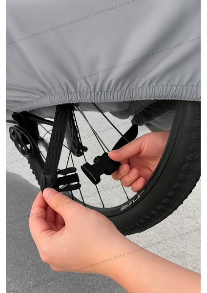 Kilit Uyumlu Gri Bisiklet Brandası (4 Mevsim) fiyatları