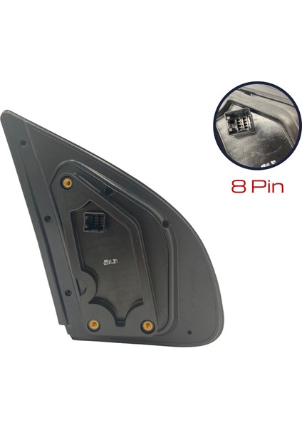 Dış Dikiz Aynası Hyundai I20 2012-2014 Elektrikli, Isıtmalı, Sinyalli, Otomatik Katlanır, Siyah Kapak, 8 Pin indirimleri