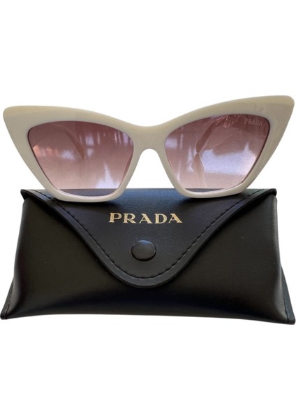 Prada New Season Kadın Güneş Gözlüğü Beyaz modelleri