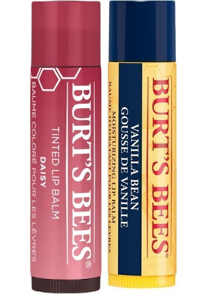 Renkli Dudak Bakım Kremi Mercan Çiçeği - Tinted Lip Balm Daisy+ Vanilla Lip Balm