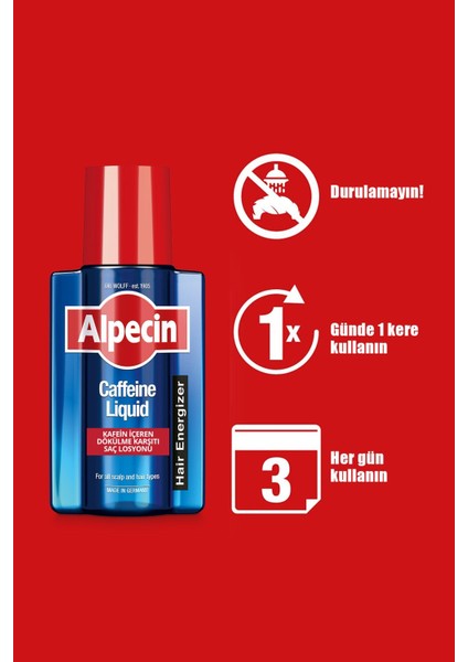 Doubleeffect Dökülme&Kepek Şampuan 200ml + Caffeine Liquid-Dökülme Losyon 200 Ml