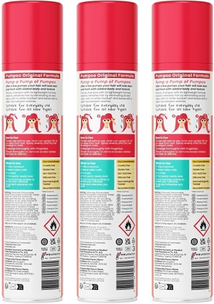 Orijinal Kuru Şampuan - Original Dry Shampoo X3 Adet modelleri