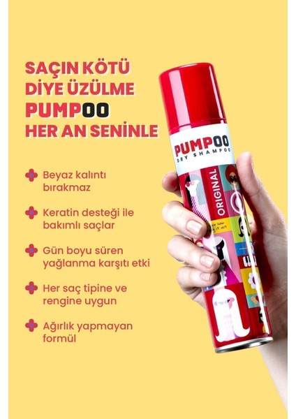Orijinal Kuru Şampuan - Original Dry Shampoo X3 Adet indirimleri