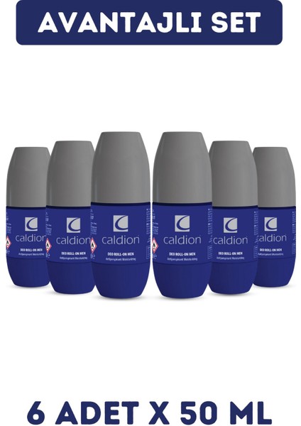 Roll-On Ferah Erkek Deodorant 50 ml - 6 Adet Paket fiyatları