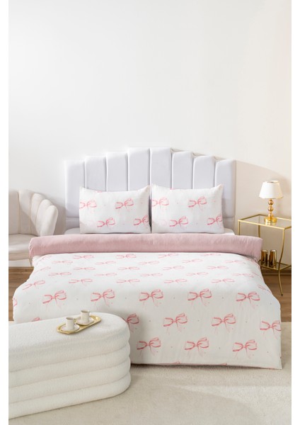 Pötikare Kurdele Desenli Tek Kişilik Nevresim Takımı Pamuklu