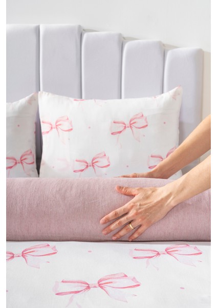 Pötikare Kurdele Desenli Tek Kişilik Nevresim Takımı Pamuklu modelleri