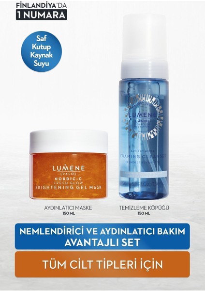 Temizleme Köpüğü + Maske Seti