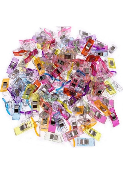 Dikiş Nakış Kumaş Kağıt Plastik Klips Tutucu Mandal 60 Adet fiyatları