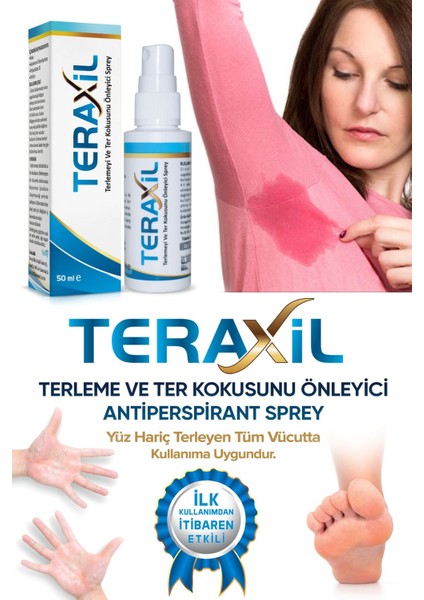 Unisex Sprey Deodorant 3x50 ml Terleme ve Kötü Koku Önleyici Güçlü Antiperspirant indirimleri