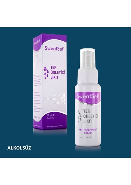 Ter Önleyici Sprey Pudrasız Unisex 60 ml Alkolsüz Hassas Ciltler İçin Etkin Formül