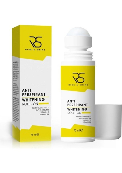Rise & Shine Kadınlar için Ferah Koku Roll-On 75 ml - Terlemeyi Azaltır, Kötü Kokulara Karşı Etkilidir