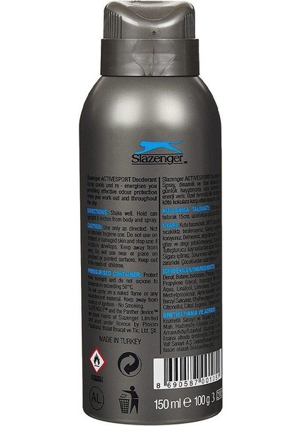 Active Sport Sprey Deodorant - Ferah Mavi Aroma, Erkekler İçin 150 ml, Tüm Cilt Tiplerine Uygun modelleri