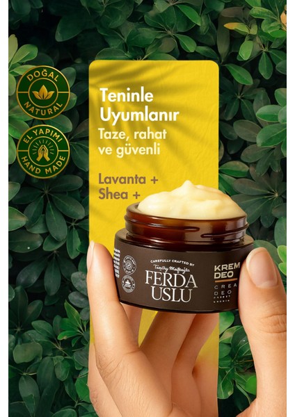 Roll-On Shea Yağlı Krem Deodorant - Lavanta Aromalı Unisex, 29 ml, Pudrasız, Doğal Nemlendirici indirimleri