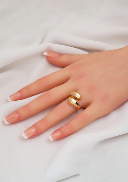 Twin 14 Ayar Altın Prizma Yüzük fiyatları