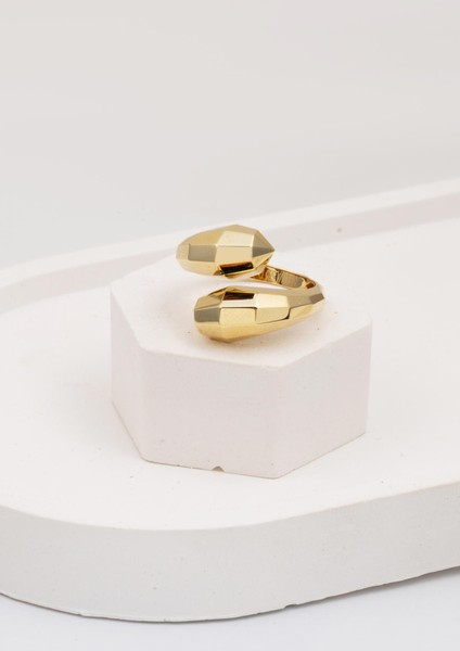 Twin 14 Ayar Altın Prizma Yüzük fırsatları