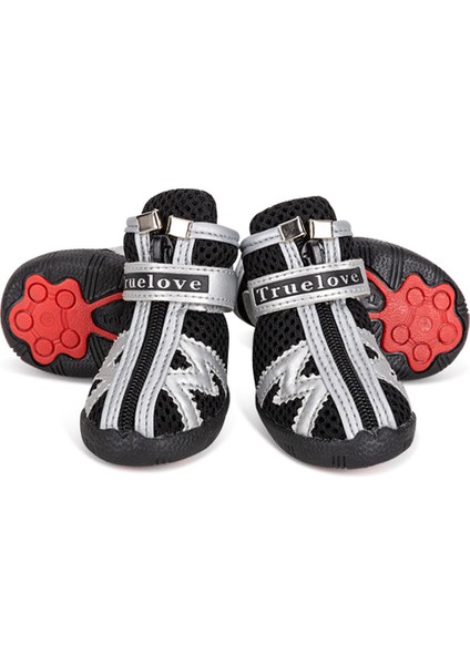 Fermuarlı, Siyah Köpek Ayakkabısı