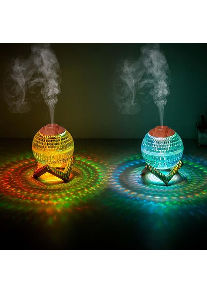 Kristal Küre Mini USB Nemlendirici & Gece Lambası – 7 Renk Led, Otomatik Kapanma, 350 ml Kapasiteli Hava Nemlendirme ve Aromaterapi Difüzörü indirimleri