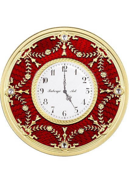 Rimagold Rimagold Kırmızı Masa Saati Gümüş Sikke Coin