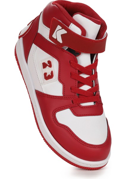 Carde Günlük Cırtlı Kız Çocuk Spor Ayakkabı Kırmızı