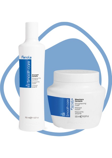 Smooth Care Asi ve Zor Şekil Alan Saçlar Için Şampuan 350ML + Maske 500ML modelleri