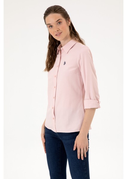 Kadın Pudra Gömlek Basic 50316711-VR042 modelleri