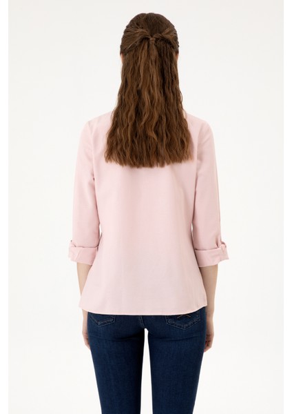 Kadın Pudra Gömlek Basic 50316711-VR042 indirimleri