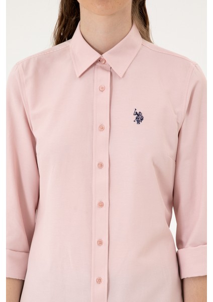 Kadın Pudra Gömlek Basic 50316711-VR042