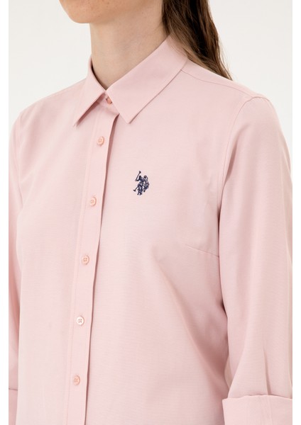 Kadın Pudra Gömlek Basic 50316711-VR042