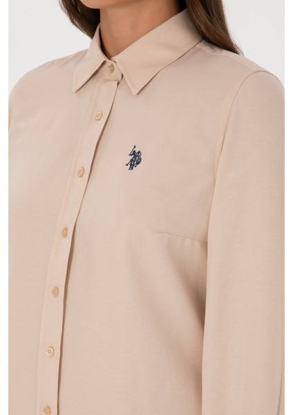 Kadın Kum Gömlek Basic 50316711-VR085