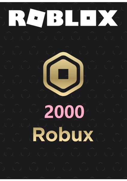Hediye Kartı - 2000 Robux